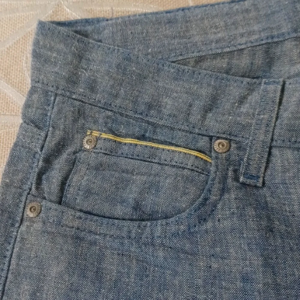 Naked and Famous Pineapple Selvedge Chambray, Skinny Guy, Denim!